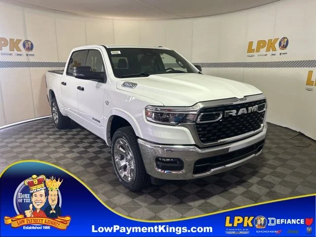 New 2026 Bright White Clear-Coat Exterior Paint RAM BIG HORN image 1