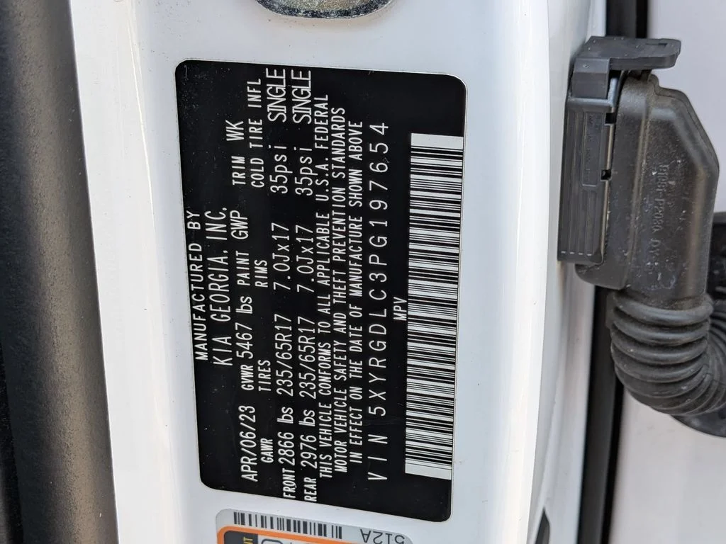 Used 2023 White Kia LX image 30
