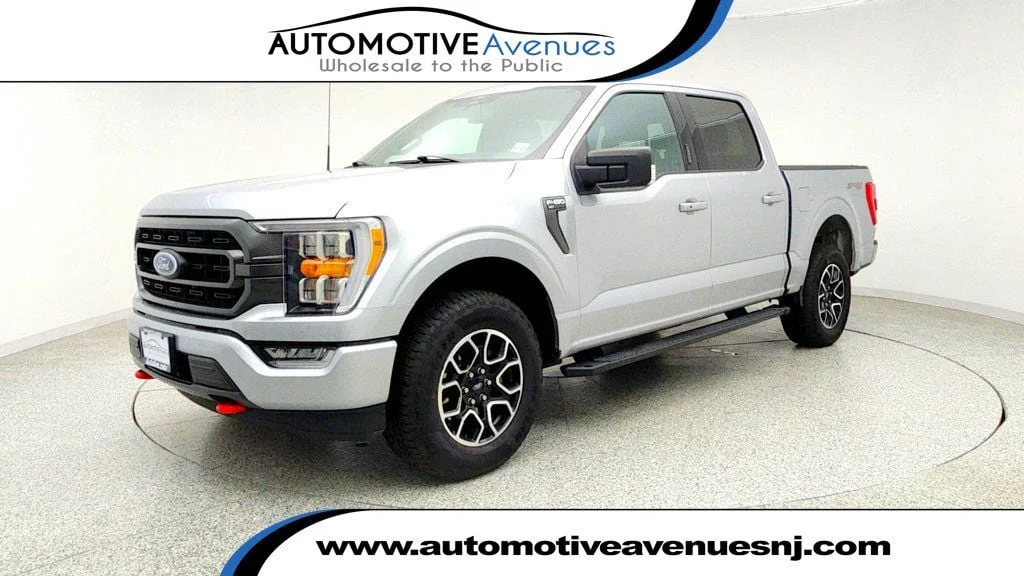 Used 2022 Iconic Silver Metallic Ford XLT 4WD SuperCrew 5.5