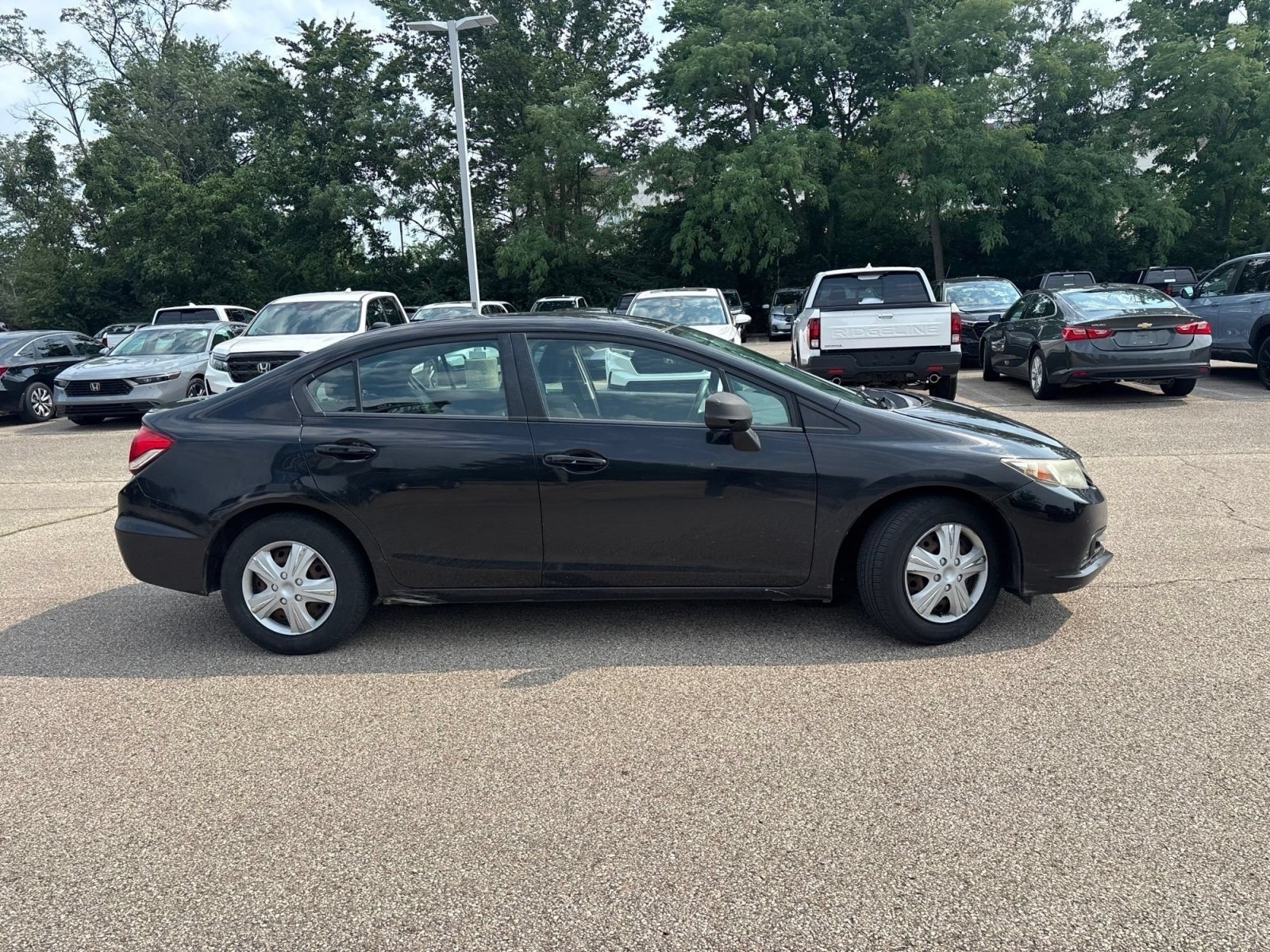Used 2013 Crystal Black Pearl Honda LX image 21