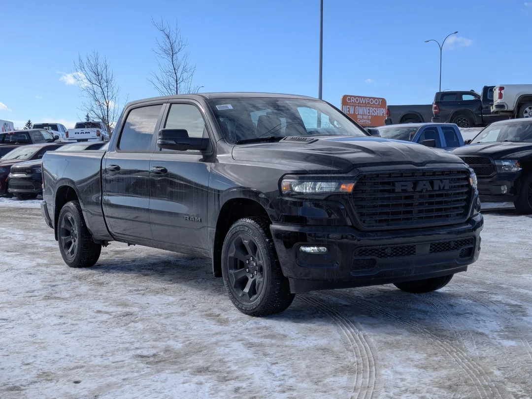 New 2026 Black RAM Sport - - Panoramic Sunroof - Sport Performance Hood - Hurricane Turbo - 3.92 Axle & More! image 2