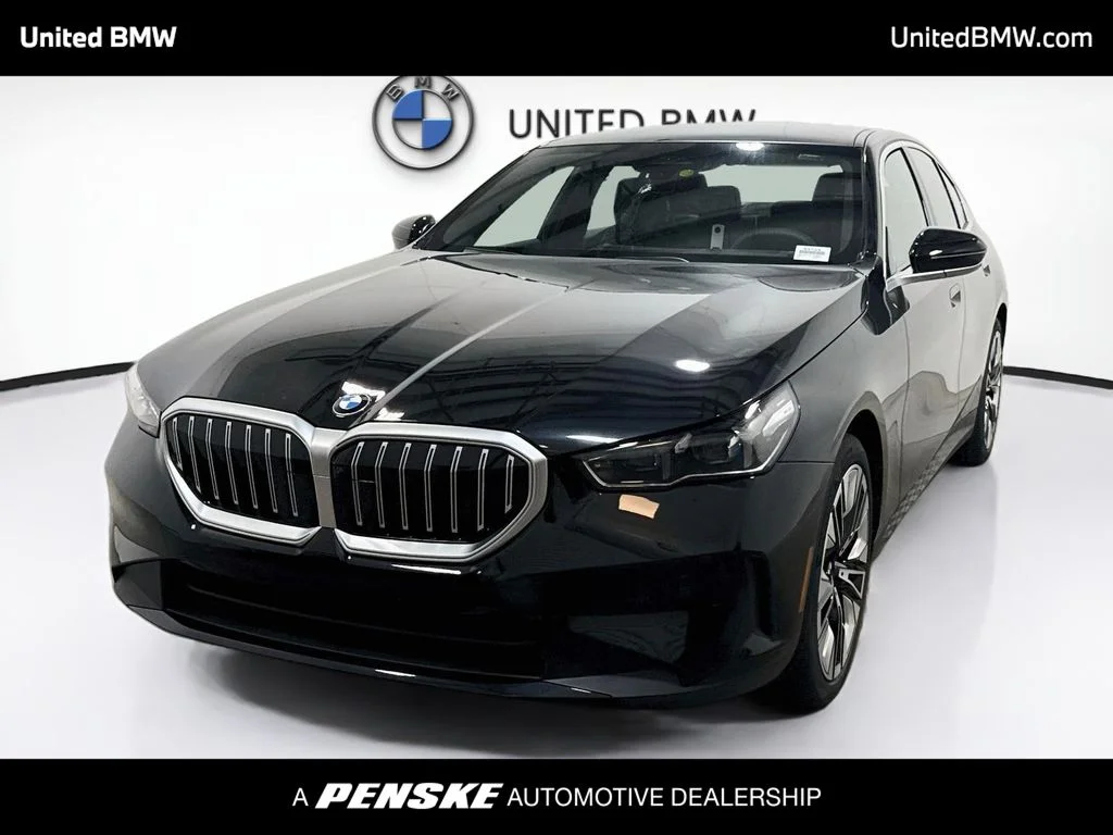 New 2027 Black Sapphire Metallic BMW 530i image 1