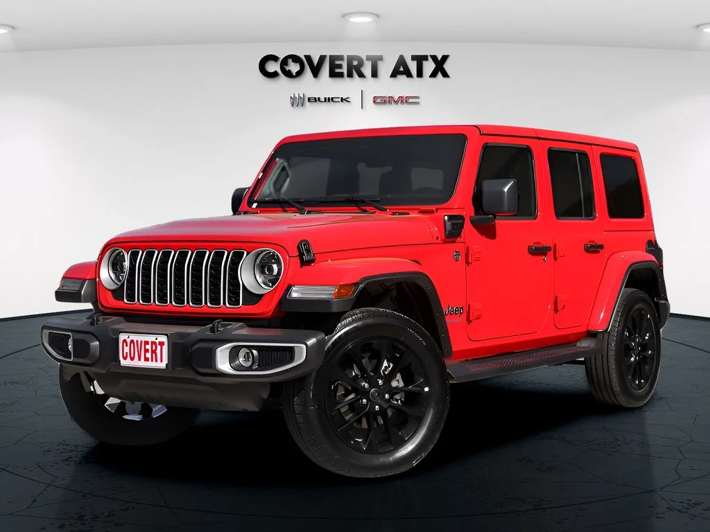 Used 2025 Jeep Wrangler 4xe Sahara 4XE with VIN 1C4RJXP69SW583966 for sale in Austin, TX