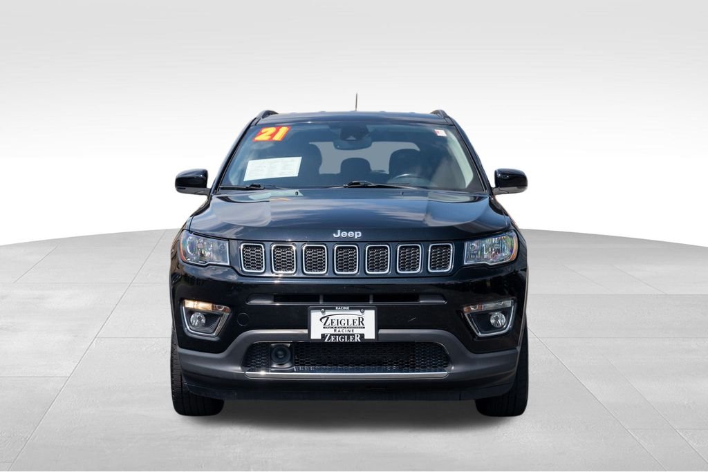 Used 2021 Jeep Compass Limited with VIN 3C4NJDCB5MT510702 for sale in Mount Pleasant, WI