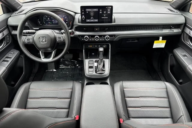 New 2027 Platinum White Pearl Honda Sport-L Hybrid AWD image 15
