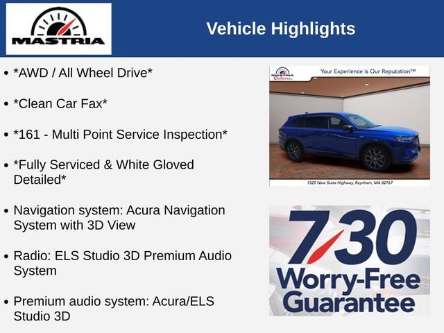 Used 2023 Blue Acura w/A-Spec Package image 13