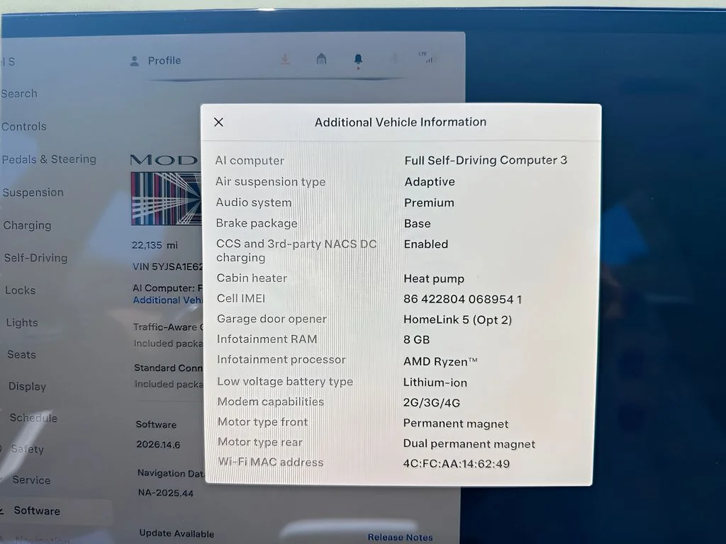 Used 2021 Blue Tesla Plaid image 15
