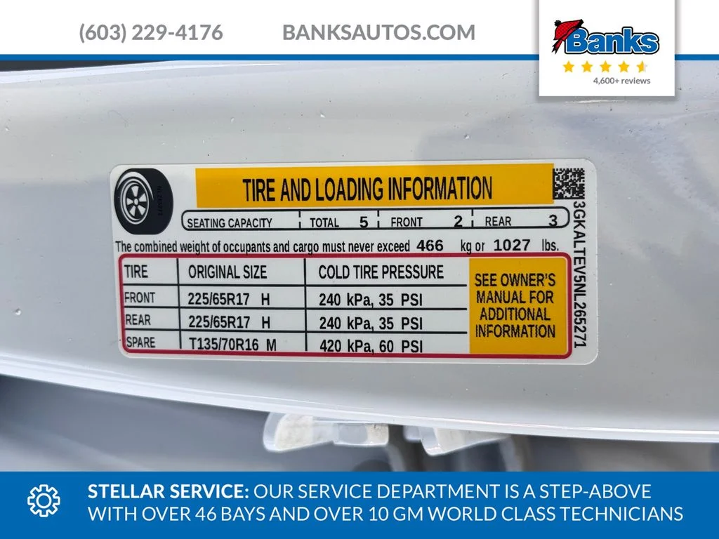 Used 2022 White GMC SLE image 8