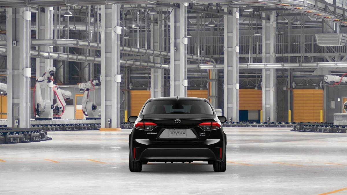 New 2026 Midnight Black Metallic Toyota Hybrid XLE image 8