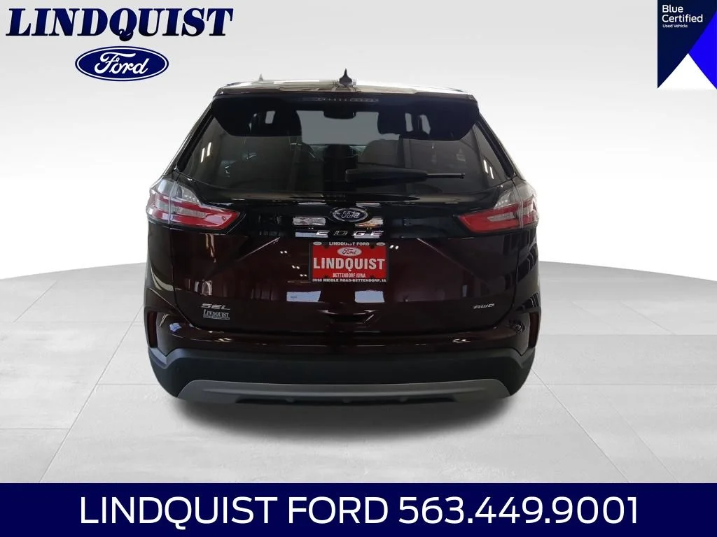 Certified Used 2024 Burgundy Velvet Metallic Tinted Clearcoat Ford SEL image 8