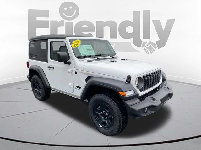 New 2026 Bright White Clearcoat Jeep Sport image 3