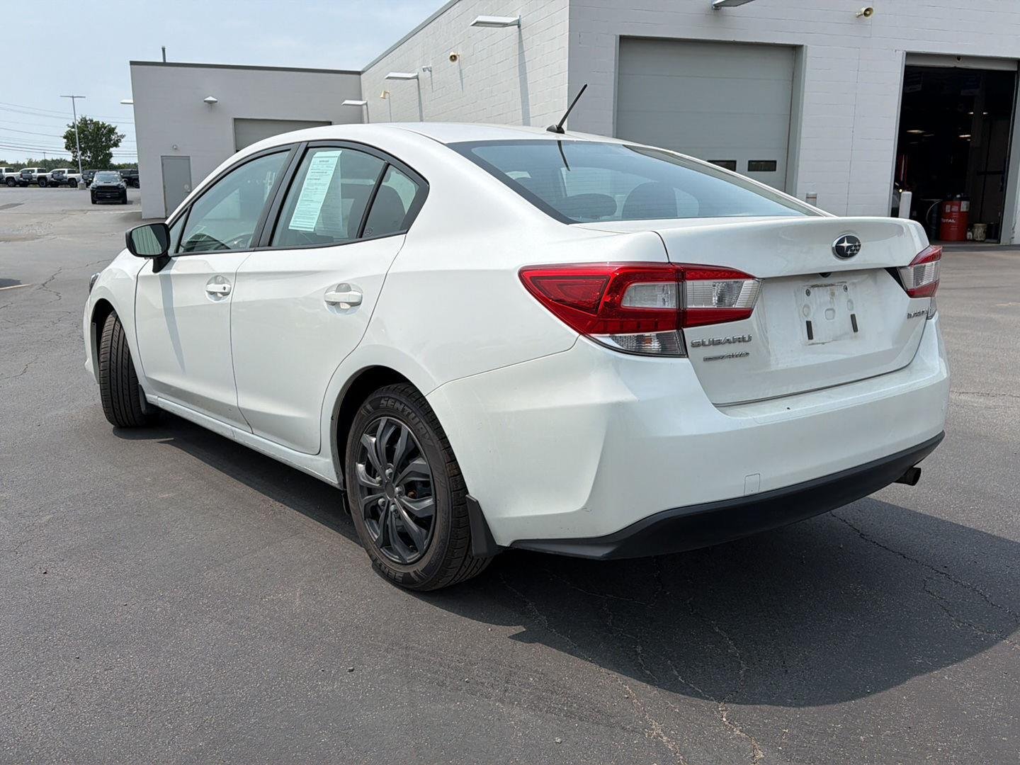 Used 2021 Crystal White Pearl Subaru Base image 4