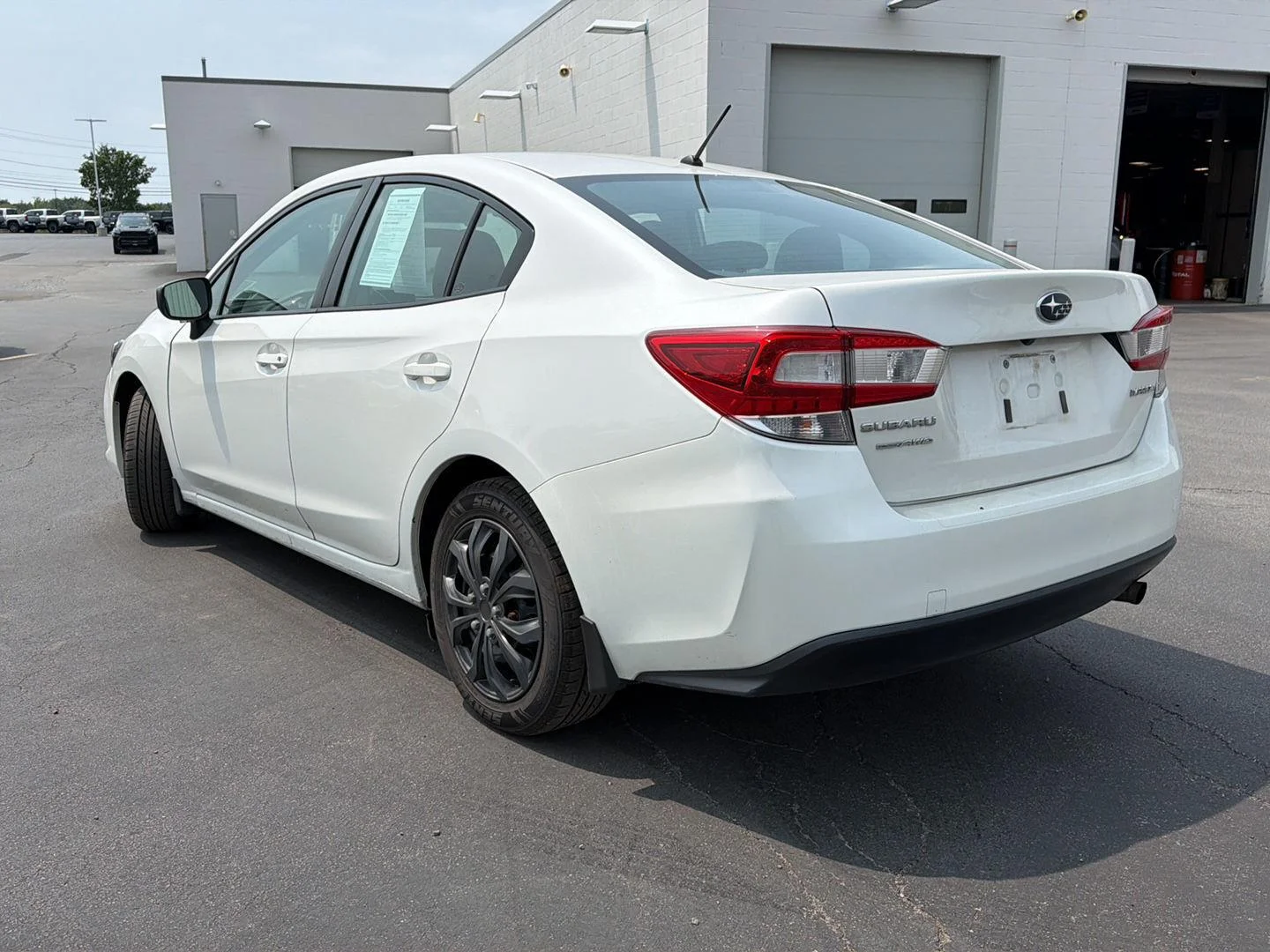 Used 2021 Crystal White Pearl Subaru Base image 4