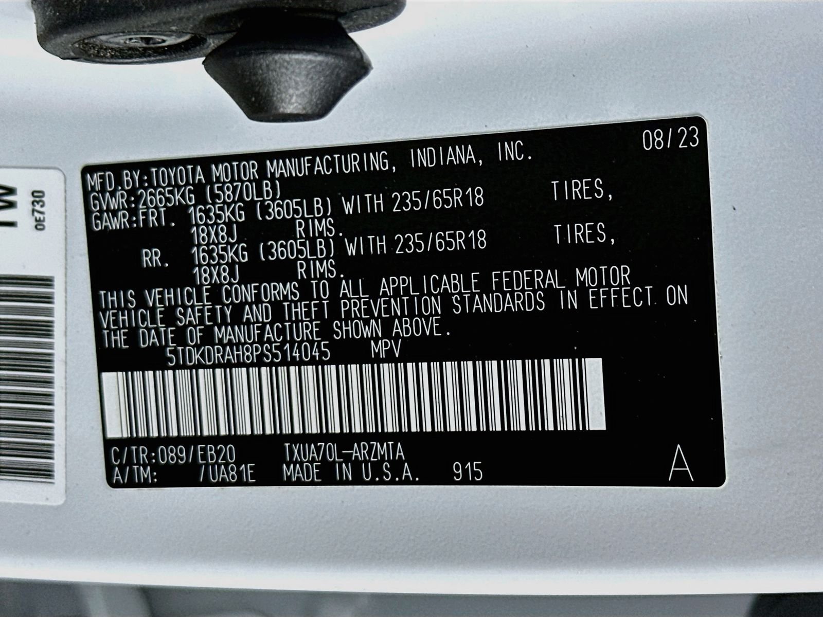 Used 2023 Pearl Toyota XLE image 34