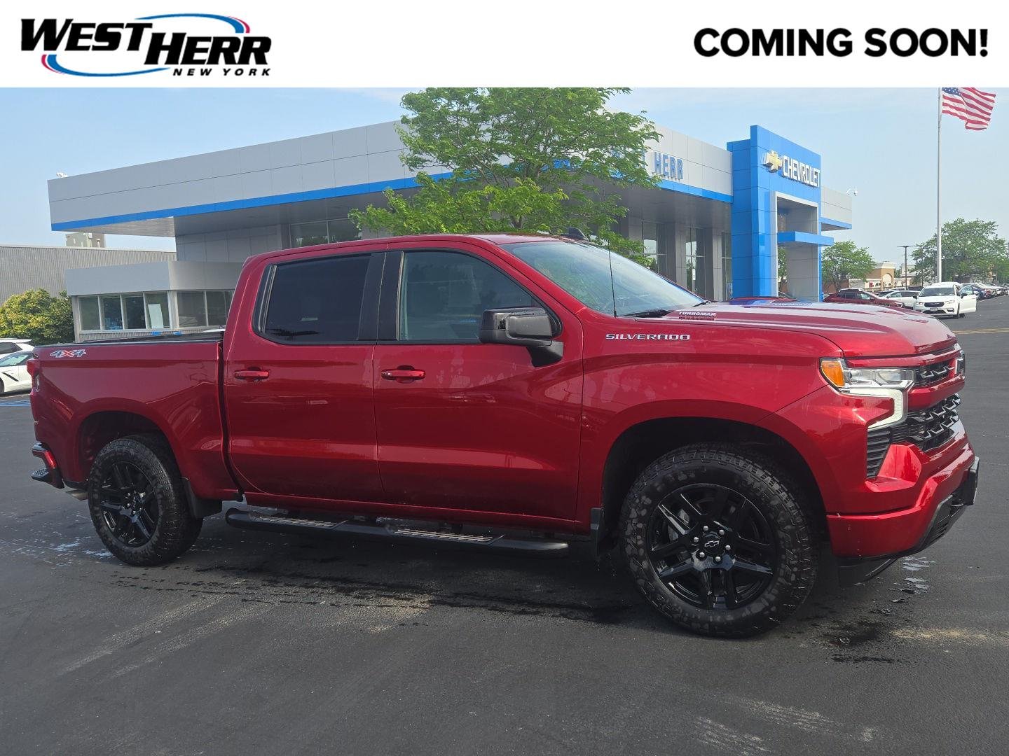 Used 2026 Radiant Red Tintcoat Chevrolet RST image 1