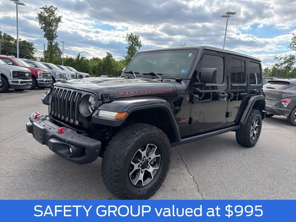 Used 2020 Black Clearcoat Jeep Unlimited Rubicon image 8