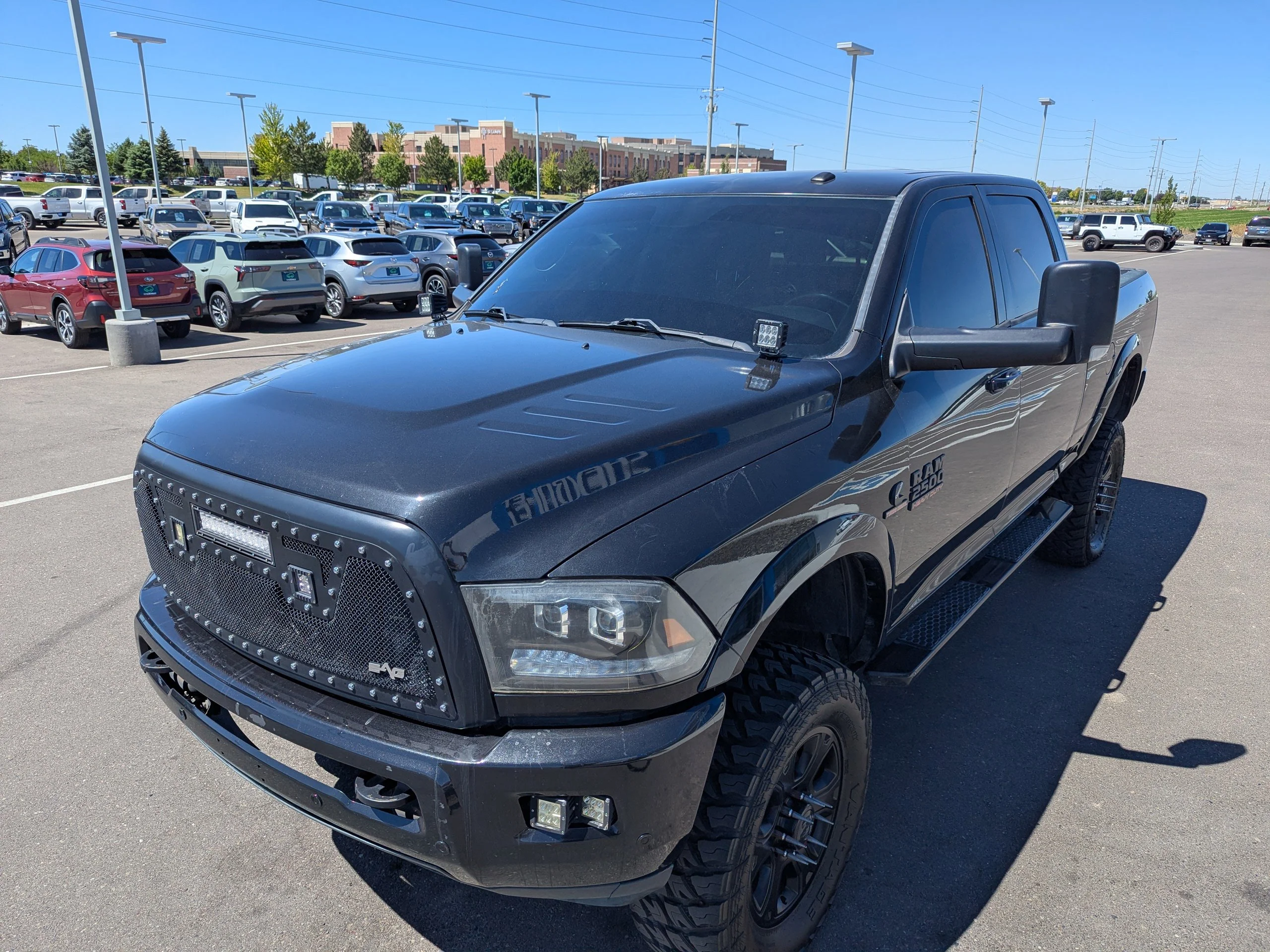 Used 2018 Brilliant Black Crystal Pearlcoat Ram Big Horn image 8