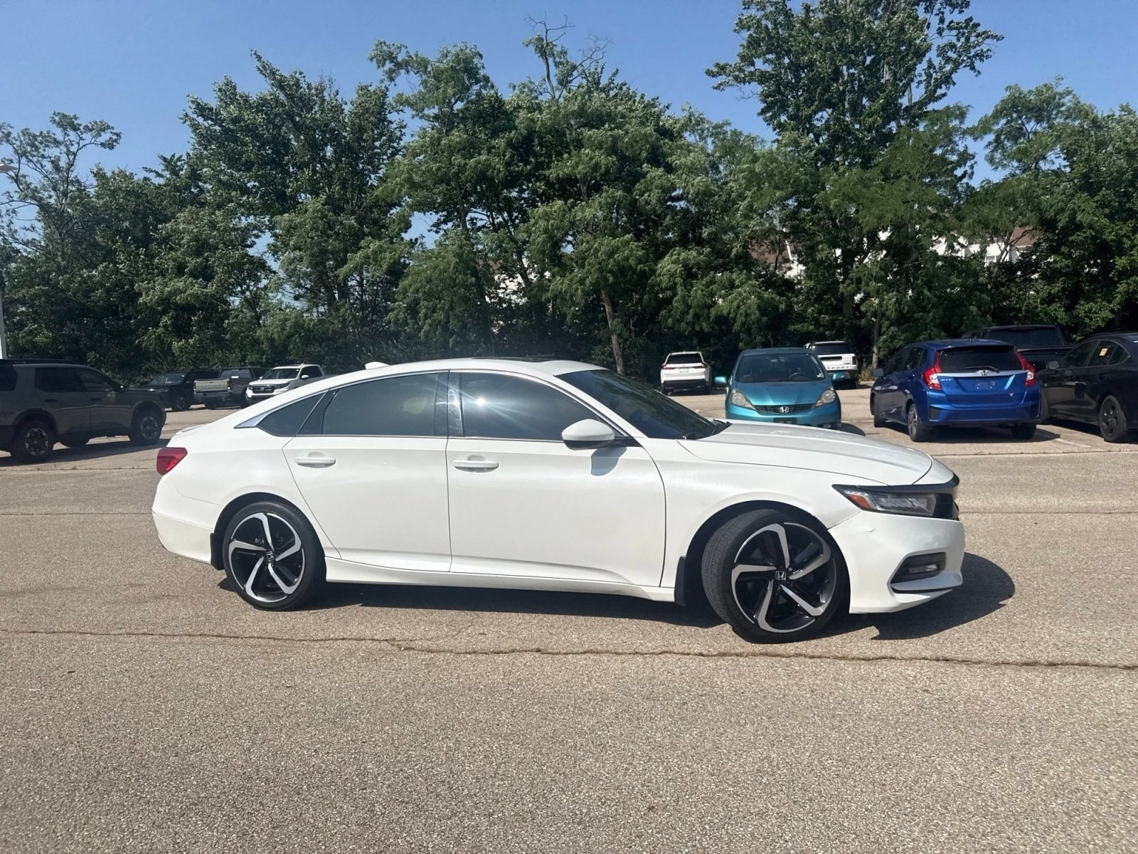 Used 2019 Platinum White Pearl Honda Sport 2.0T image 21