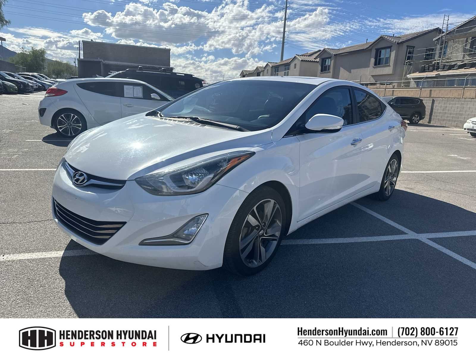 Used 2014 Pearl White Hyundai Limited image 1