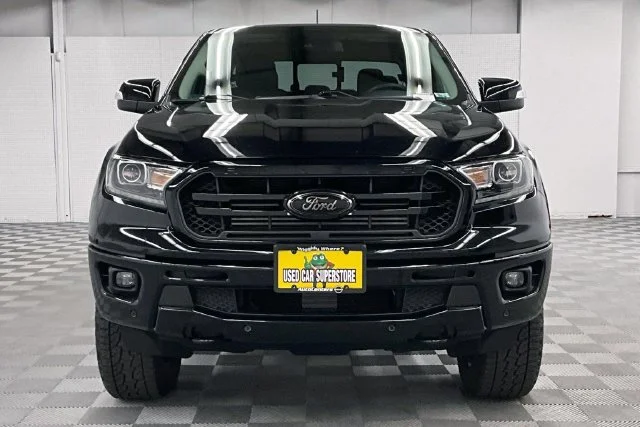 Used 2021 Shadow Black Metallic Ford Lariat image 4