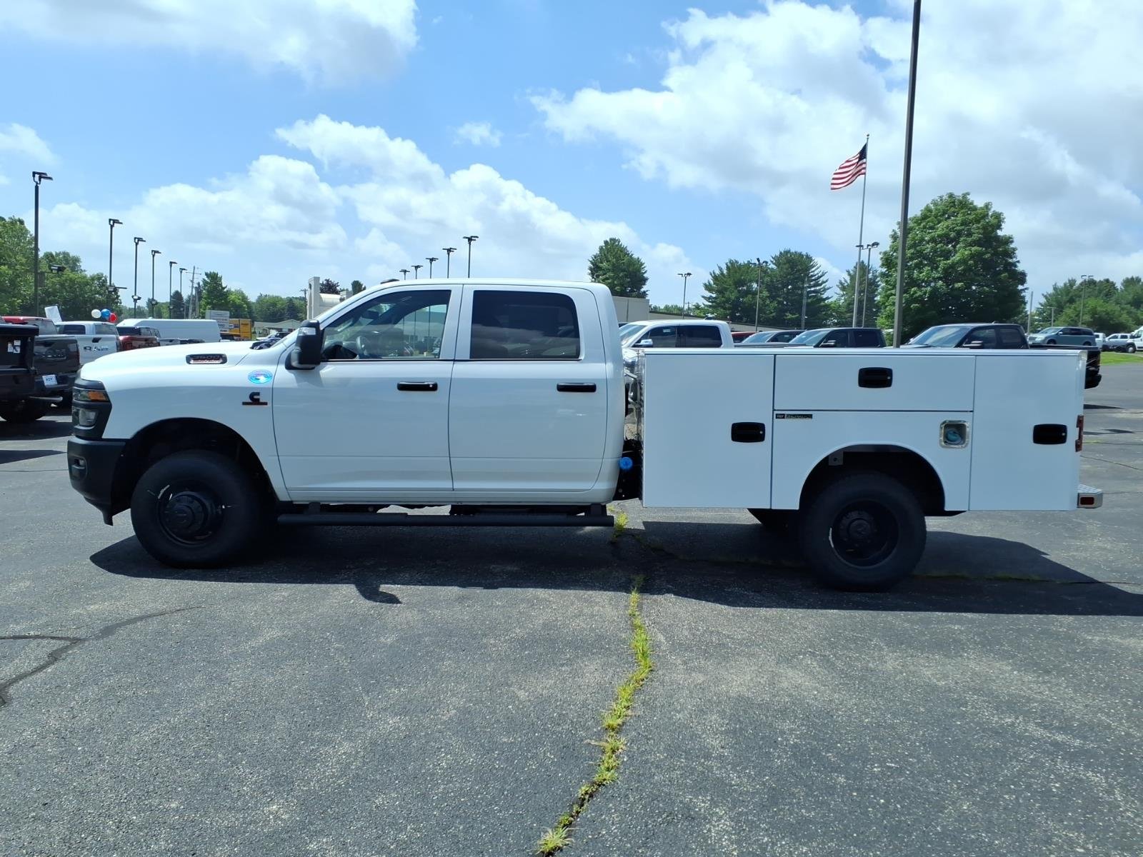 New 2025 Bright White Clear-Coat Exterior Paint RAM Tradesman/Big Horn image 4