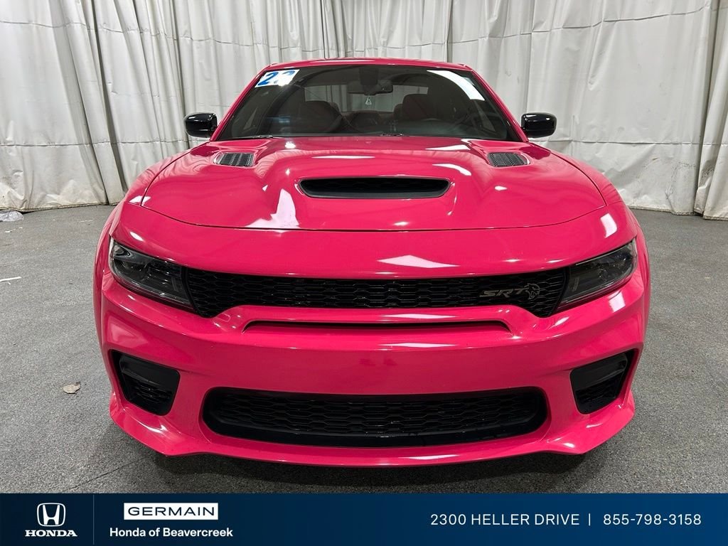 Used 2022 Pink Wrap w/ Blue accent (Octane Red Pearlcoat) Dodge SRT Hellcat Redeye Widebody image 3
