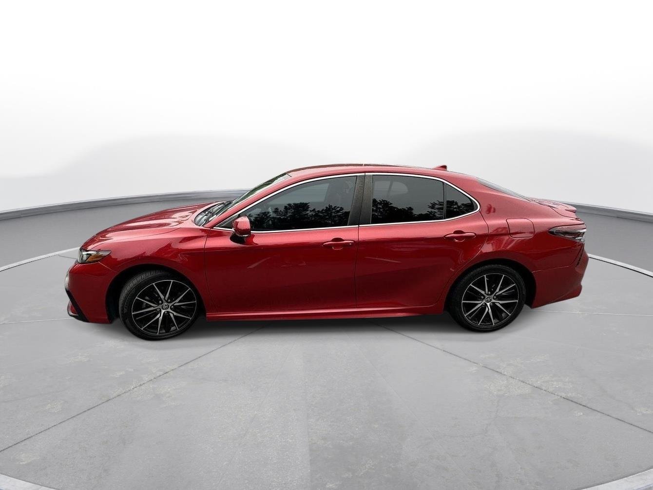 Certified Used 2022 Supersonic Red Toyota SE image 9