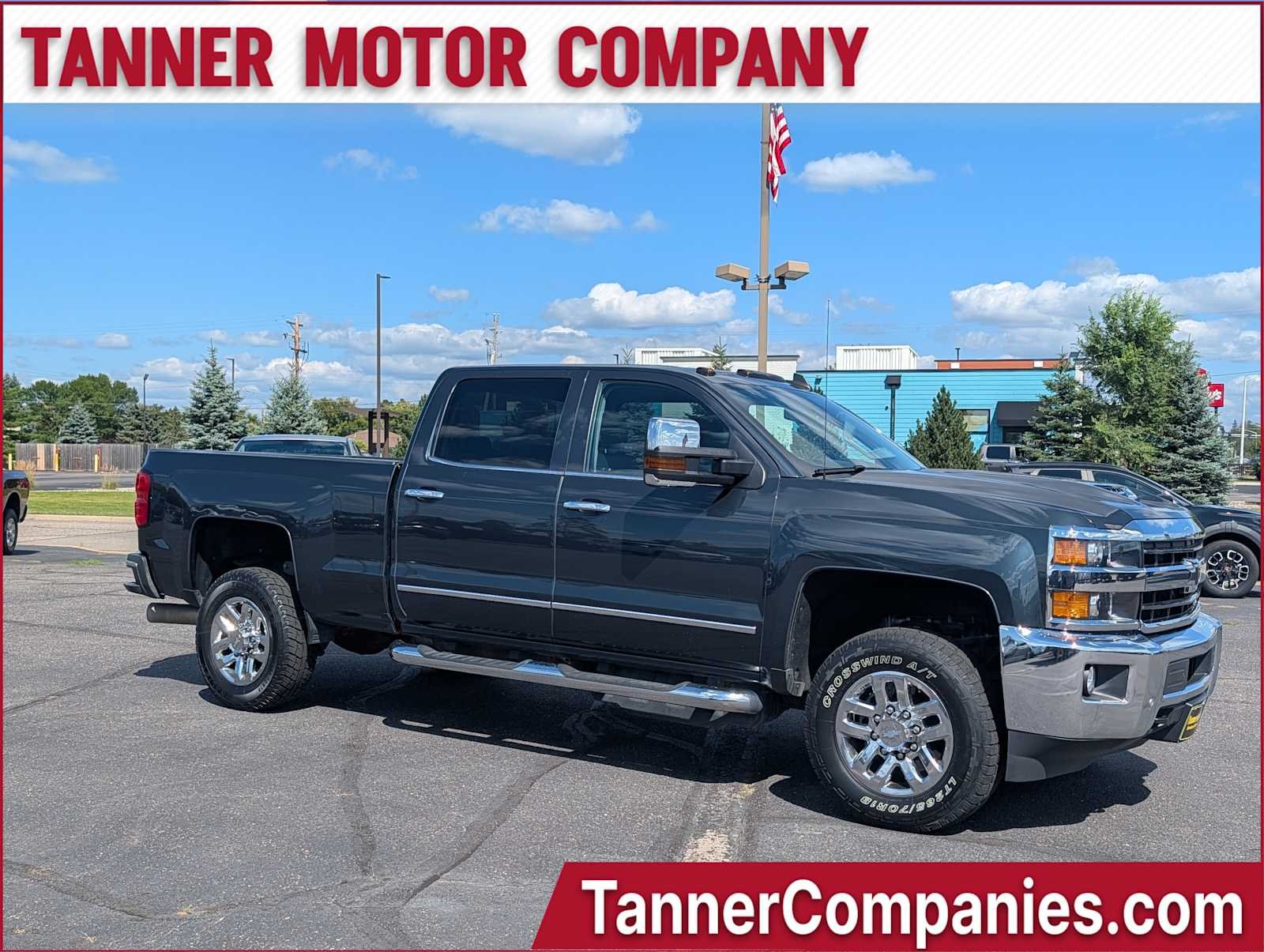 Gray (Graphite Metallic) 2019 Chevrolet Silverado 3500HD Pickup Truck Four-Wheel Drive