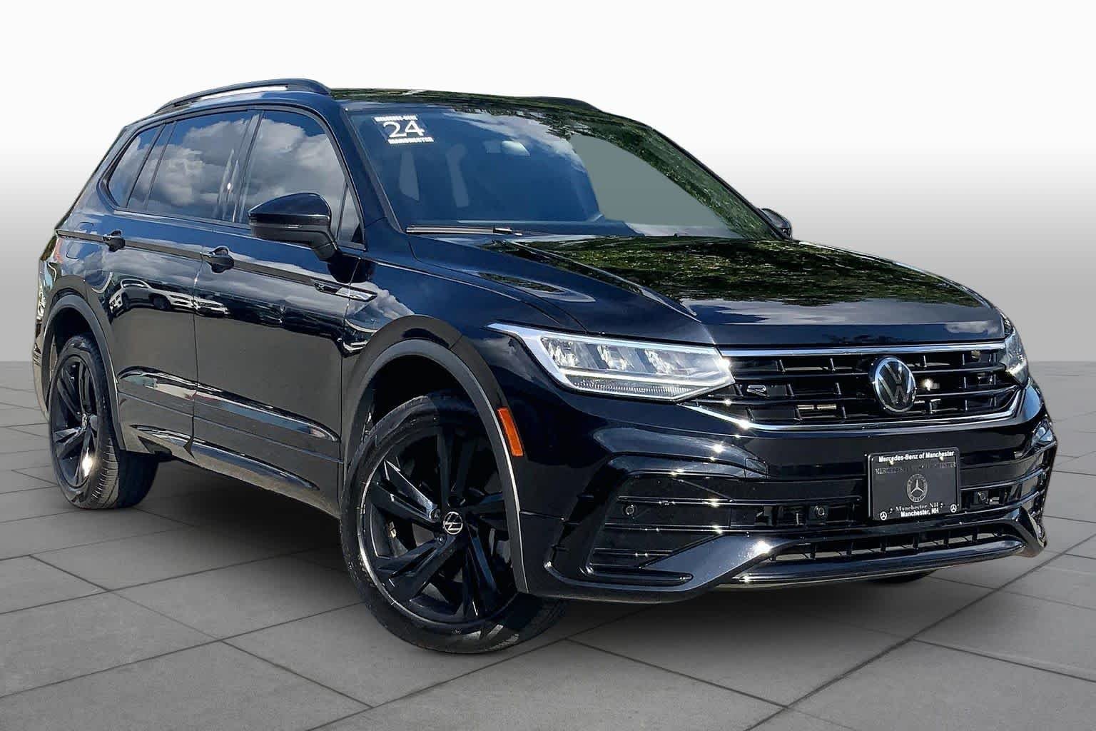 Used 2024 Deep Black Pearl Volkswagen SE R-Line Black image 3