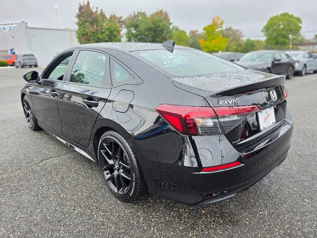 Certified Used 2025 Crystal Black Pearl Honda 4D SPORT image 4