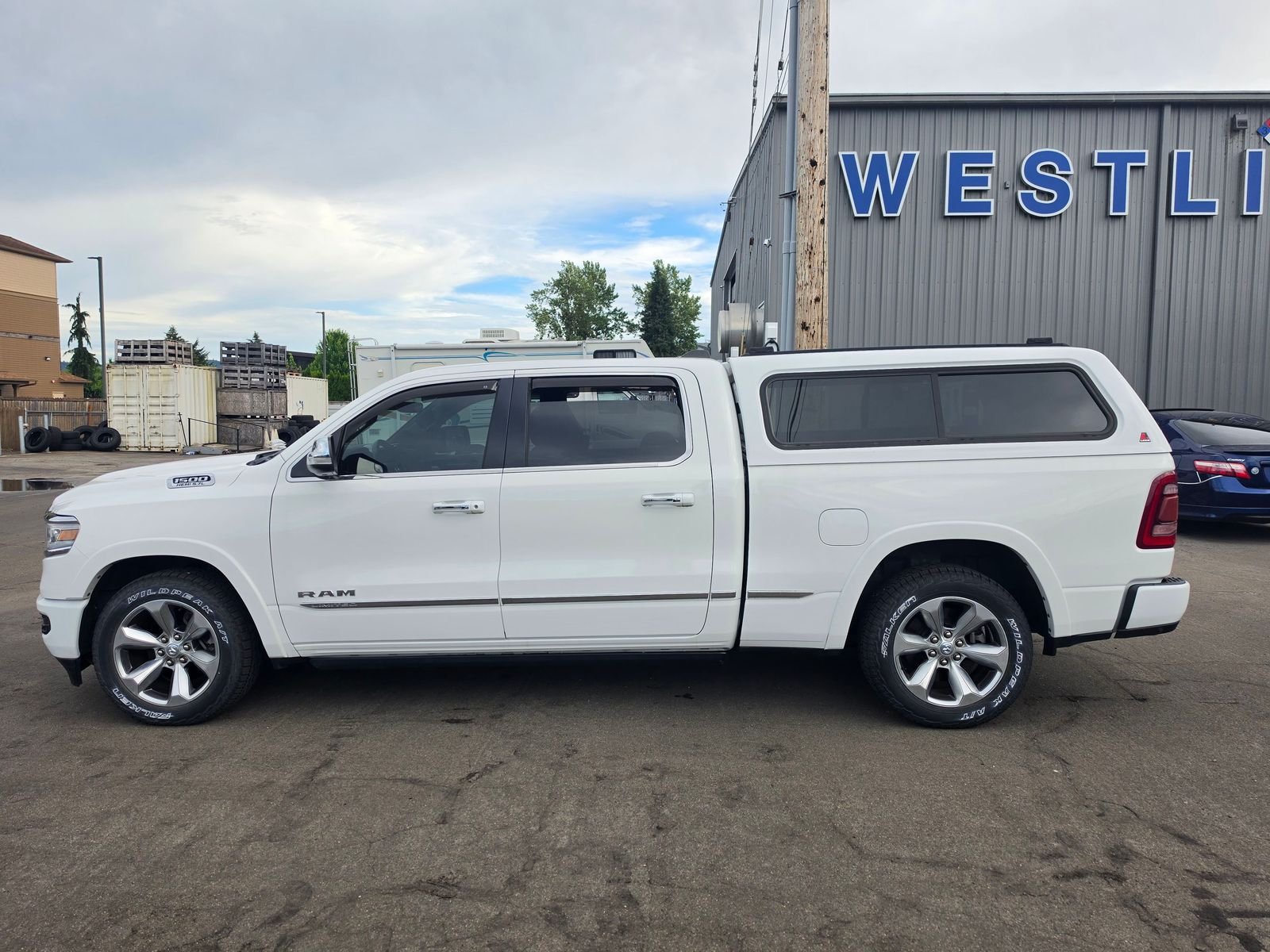 Used 2020 Bright White Clearcoat Ram Limited image 1