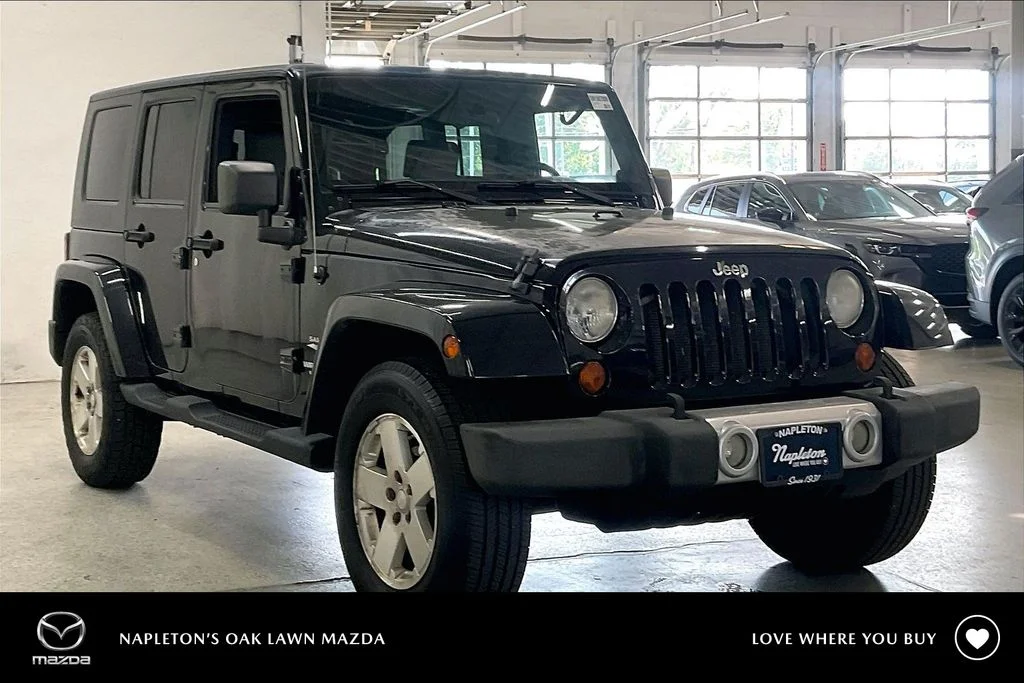 Used 2008 Black Jeep Unlimited Sahara image 1