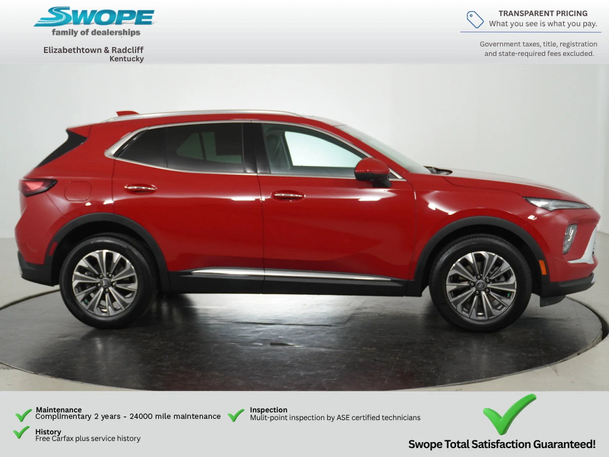 Used 2025 Brilliant Red Buick Preferred image 2