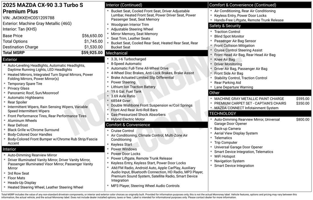 2025 Mazda CX-90 Premium Plus Package - Photo 10
