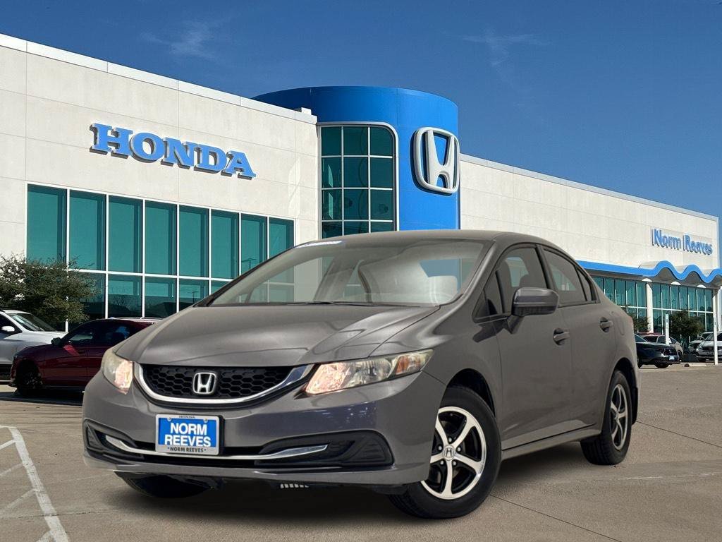Used 2015 Alabaster Silver Metallic Honda SE image 1