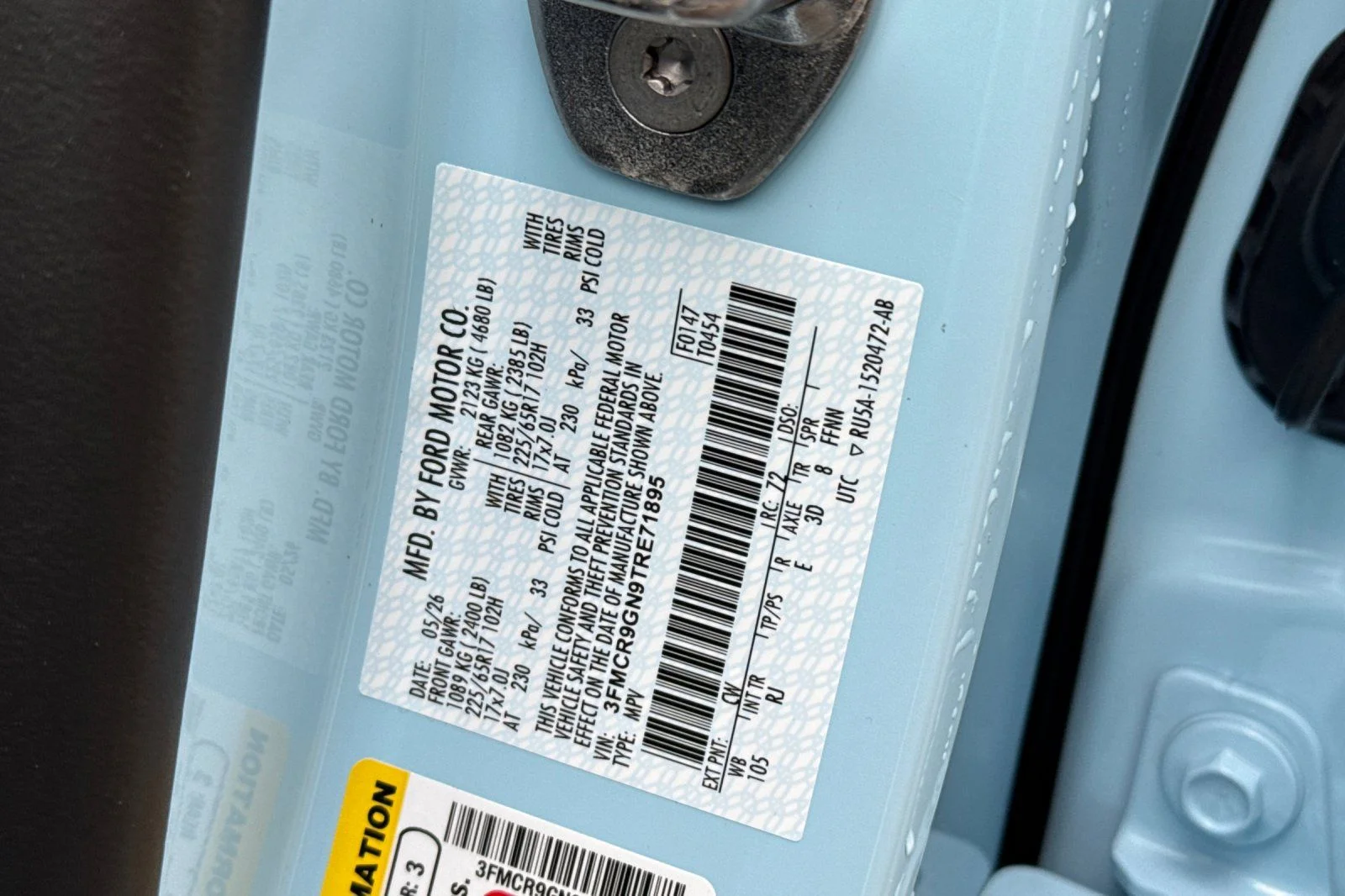 New 2026 Robin's Egg Blue Ford Heritage image 34