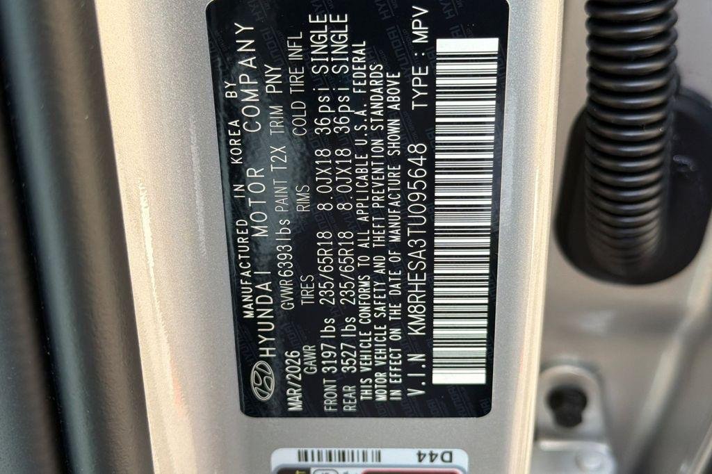 New 2026 Silver Hyundai SEL Premium 8P image 24