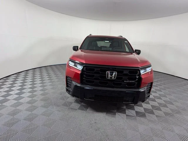 New 2026 Radiant Red Metallic II Honda AWD Black Edition image 2