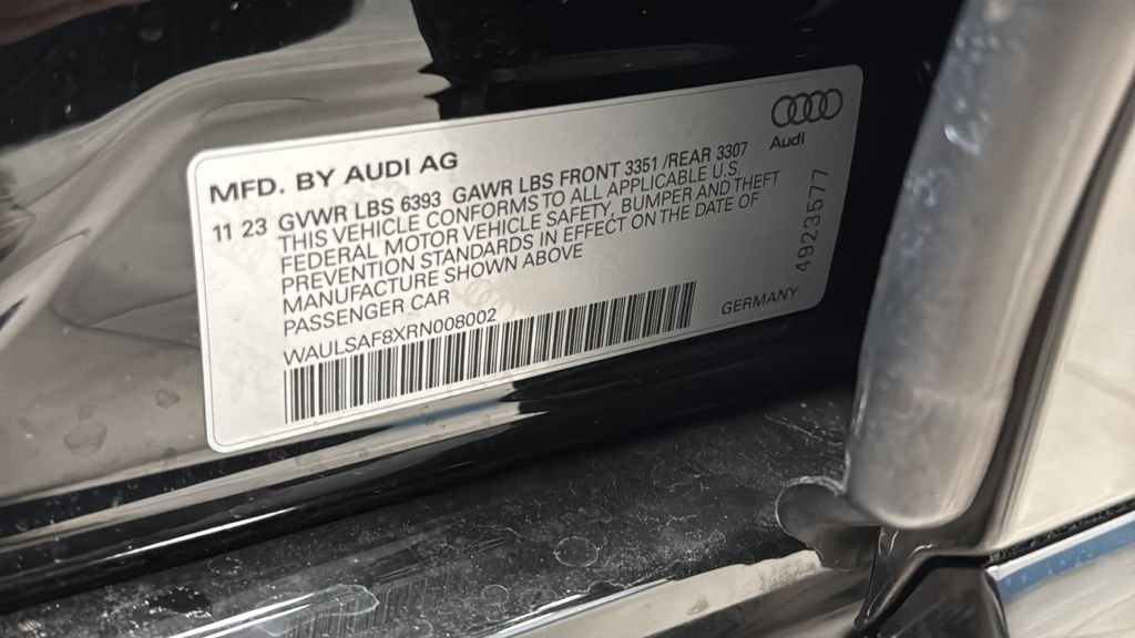Used 2024 Black Metallic Audi 4.0T image 31