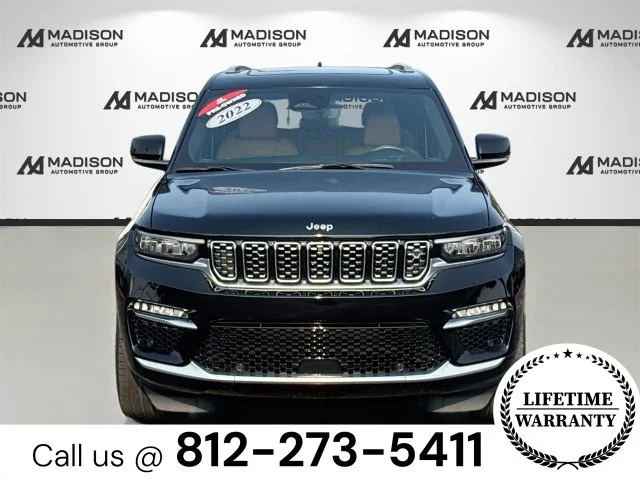 Used 2022 Black Jeep Summit Reserve image 2