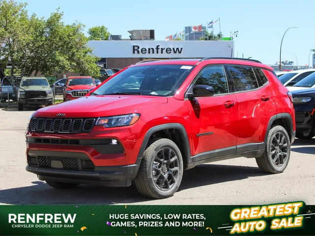 2026 Jeep Compass North* 4x4, Panoramic Sunroof, Heated Seats/Wheel, Wireless Charging Pad