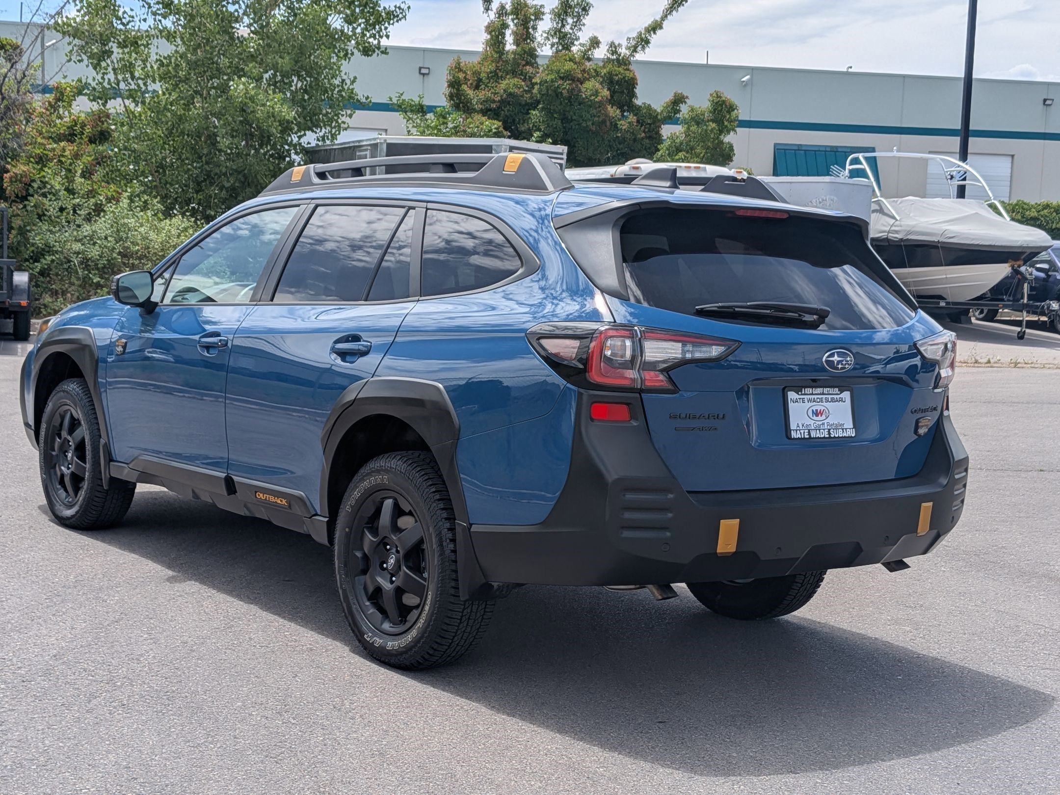 Used 2025 Geyser Blue Subaru Wilderness image 5