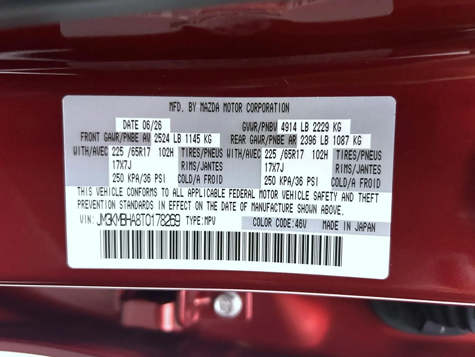 New 2026 Soul Red Crystal Metallic Mazda 2.5 S Select AWD image 26