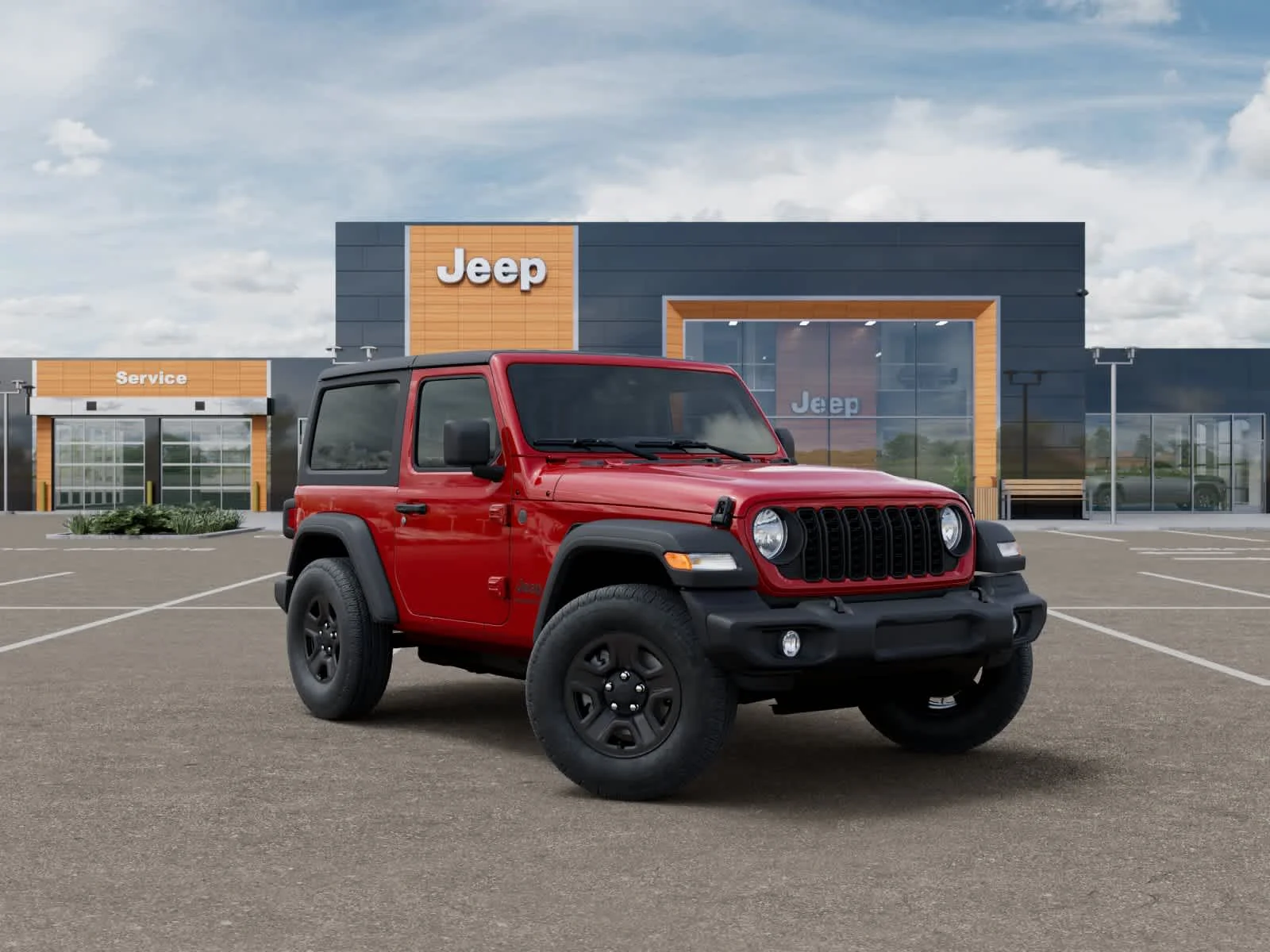 New 2026 Firecracker Red Clearcoat Jeep Sport image 5