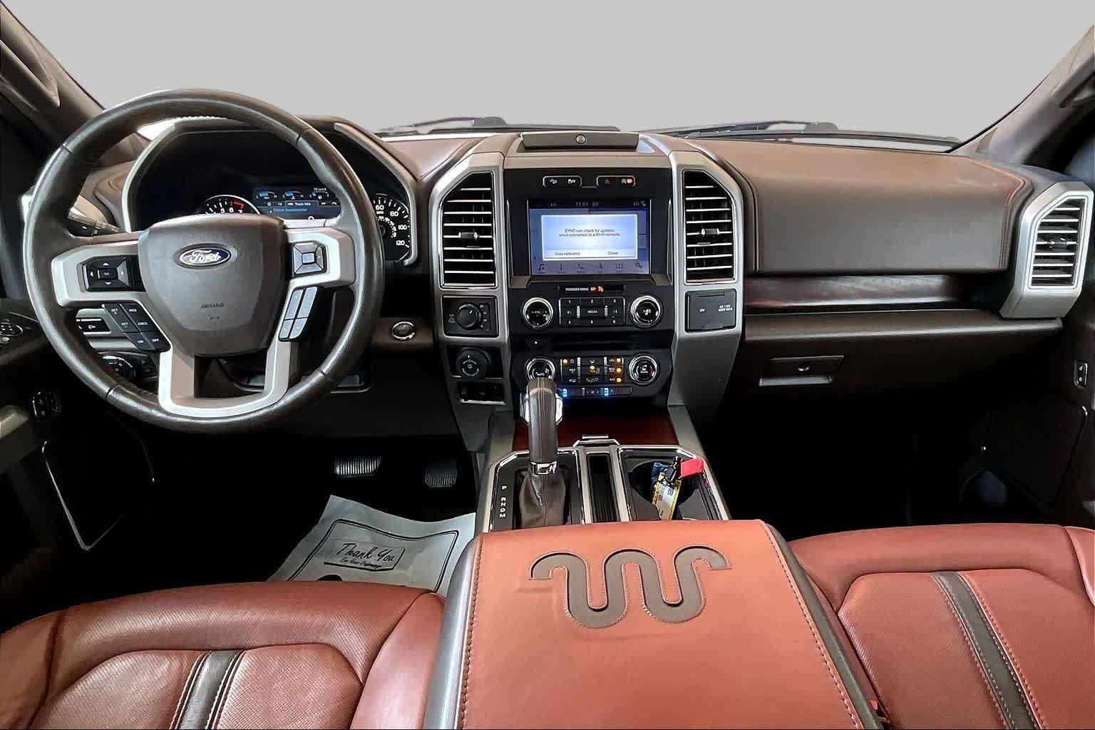 Used 2018 White Platinum Metallic Tri-Coat Ford King Ranch image 16