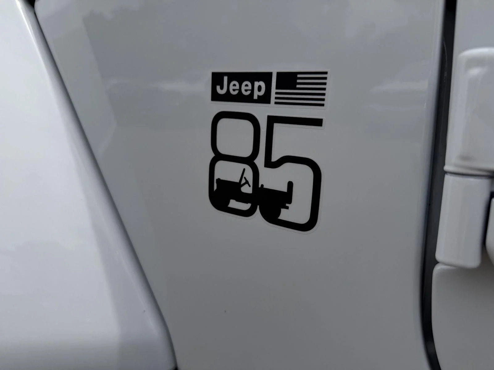 New 2026 Bright White Clearcoat Jeep 85th Anniversary Edition image 7