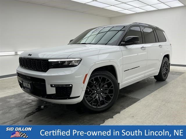 Used 2023 Bright White Clearcoat Jeep Summit Reserve image 1