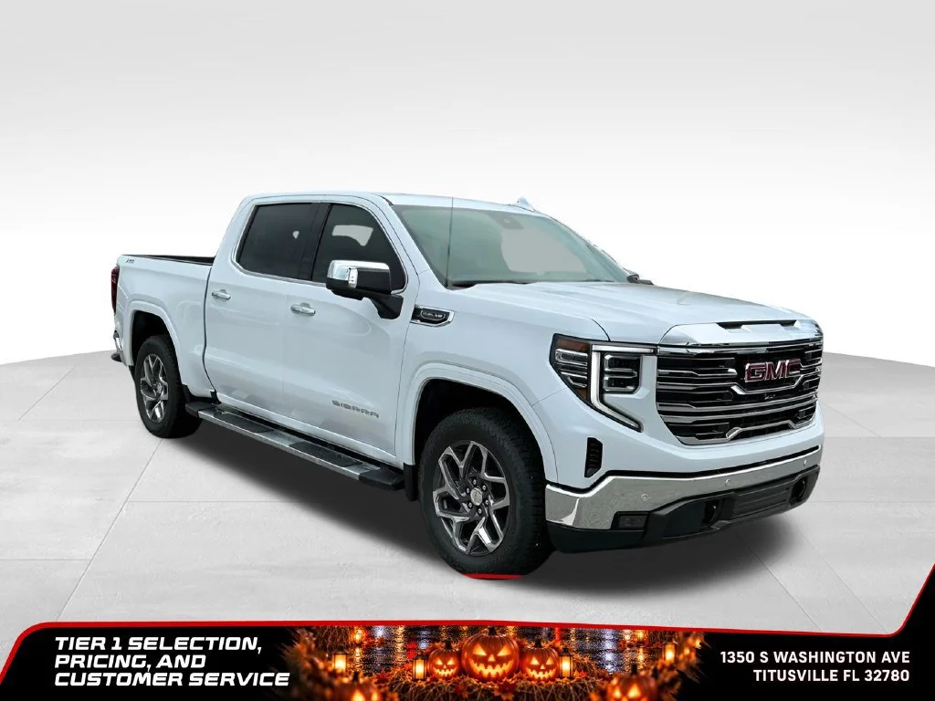 New 2026 Glacier White Tricoat GMC SLT image 11