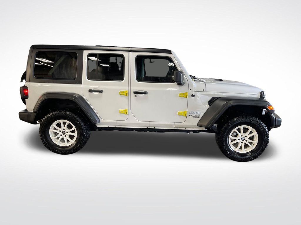Used 2020 White Jeep Unlimited Sport S image 7