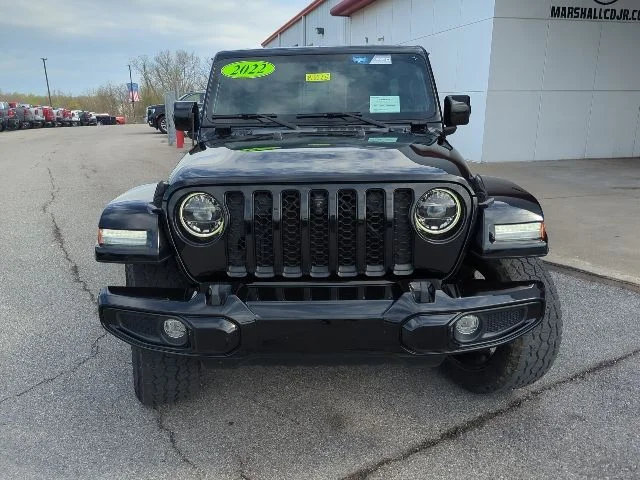 Used 2022 Black Jeep Unlimited Sahara High Altitude image 3